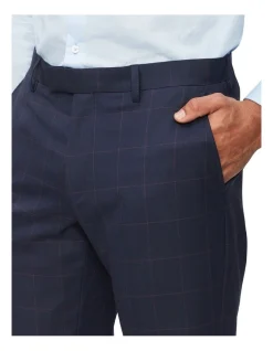 Van Heusen Black Label Tailored Window Pane Suit Pant In Navy 8 Van Heusen Black Label Tailored Window Pane Suit Pant In Navy -Cambridge Clothing shop 930295450 3 720x928