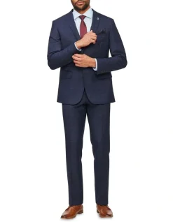 Van Heusen Black Label Tailored Window Pane Suit Pant In Navy 9 Van Heusen Black Label Tailored Window Pane Suit Pant In Navy -Cambridge Clothing shop 930295450 4 720x928
