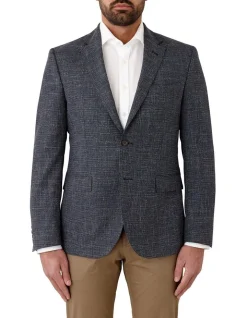 Cambridge Hawthorn Modern Fit Sports Jacket In Navy