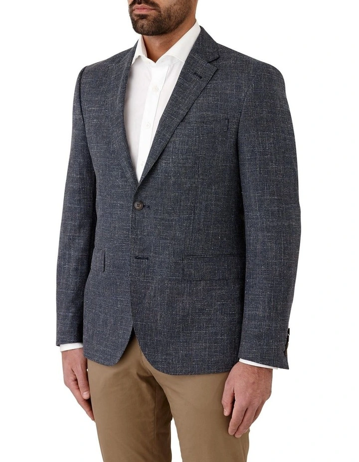Cambridge Hawthorn Modern Fit Sports Jacket In Navy 5 Cambridge Hawthorn Modern Fit Sports Jacket In Navy - Image 3
