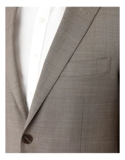 Dom Bagnato Stefano Tailored Fit Jacket In Taupe -Cambridge Clothing shop 931047040 4 720x928