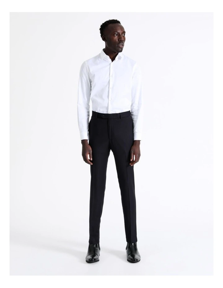 Blaq Slim Pin Dot Trouser In Navy 3 Blaq Slim Pin Dot Trouser In Navy