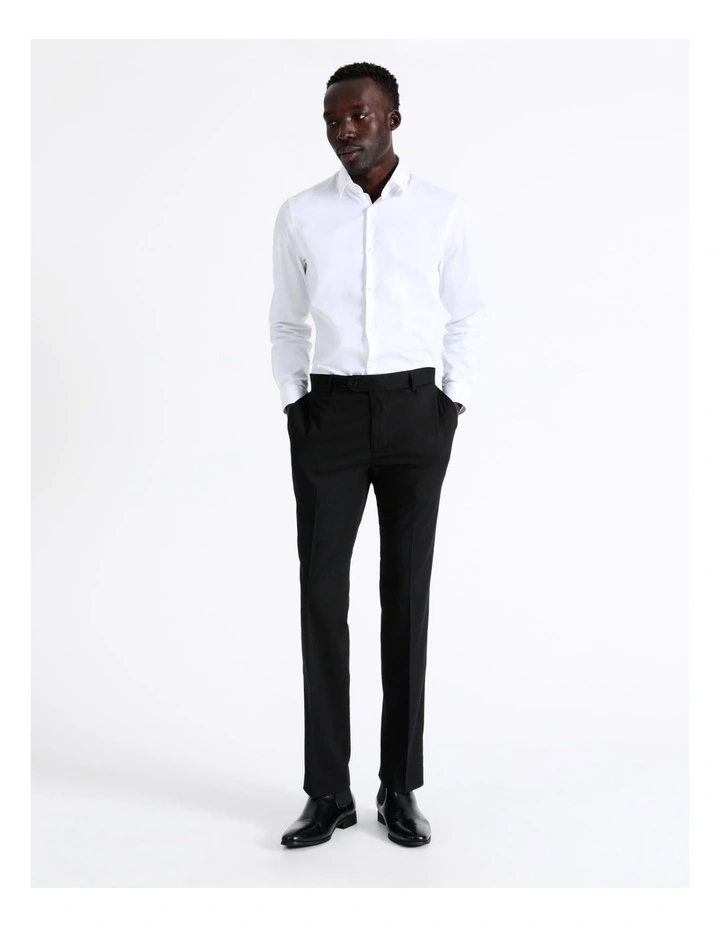 Blaq Tailored Plain Trouser In Black 3 Blaq Tailored Plain Trouser In Black