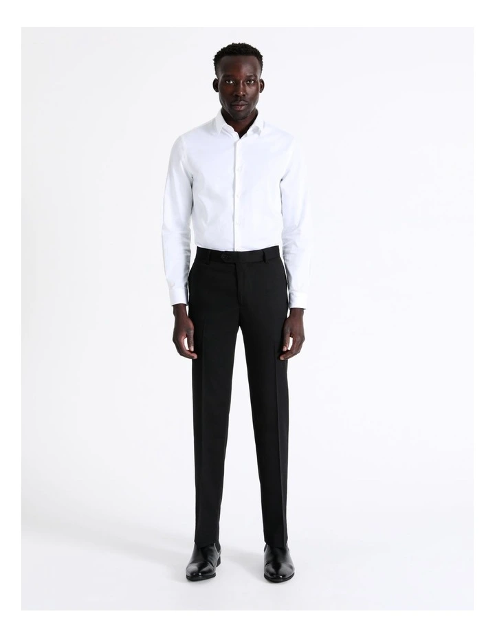 Blaq Tailored Plain Trouser In Black 5 Blaq Tailored Plain Trouser In Black - Image 3