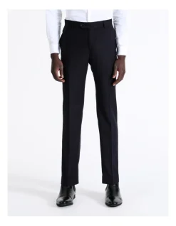 Blaq Tailored Texture Trouser In Navy -Cambridge Clothing shop 941628880 2 720x928