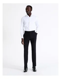 Blaq Tailored Texture Trouser In Navy -Cambridge Clothing shop 941628880 3 720x928
