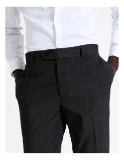 Blaq Slim Prince Of Wales Check Trouser In Charcoal 10 Blaq Slim Prince Of Wales Check Trouser In Charcoal -Cambridge Clothing shop 941629150 4 720x928