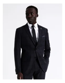 Blaq Tailored Check Suit Jacket In Navy 8 Blaq Tailored Check Suit Jacket In Navy -Cambridge Clothing shop 942283450 4 720x928