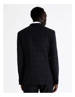 Blaq Tailored Check Suit Jacket In Navy 9 Blaq Tailored Check Suit Jacket In Navy -Cambridge Clothing shop 942283450 6 720x928