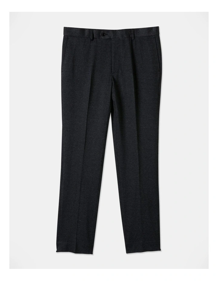 Blaq Tailored Puppytooth Knit Suit Pant In Denim 3 Blaq Tailored Puppytooth Knit Suit Pant In Denim