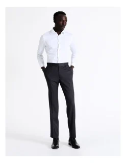 Blaq Tailored Herringbone Suit Pant In Charcoal -Cambridge Clothing shop 942284440 4 720x928