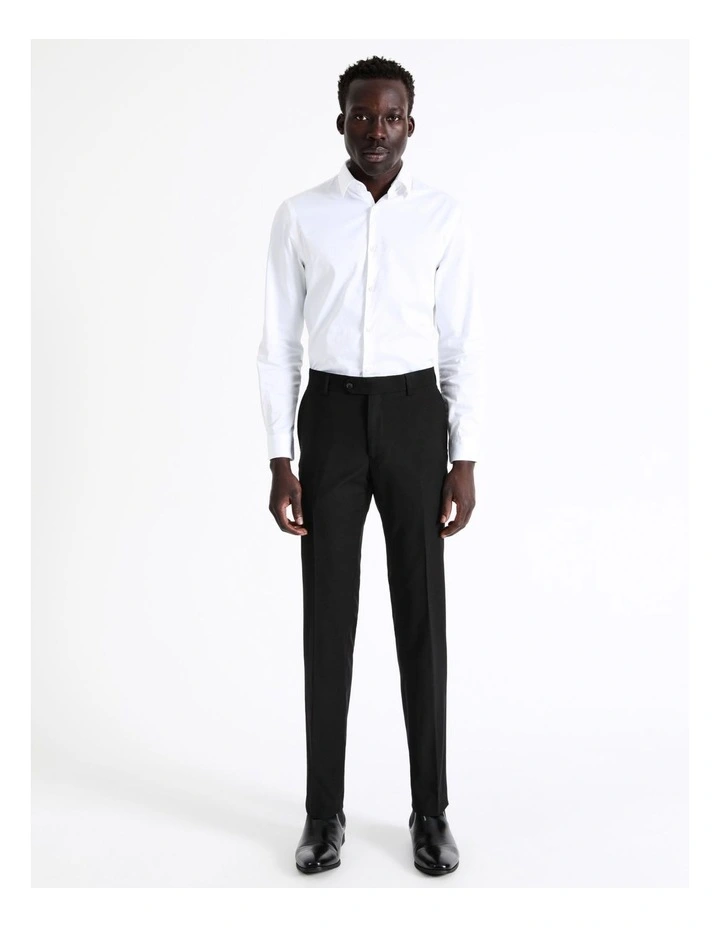 Blaq Tailored Twill Suit Pant In Black 3 Blaq Tailored Twill Suit Pant In Black