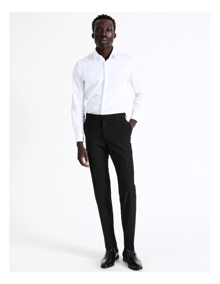 Blaq Tailored Twill Suit Pant In Black 5 Blaq Tailored Twill Suit Pant In Black - Image 3