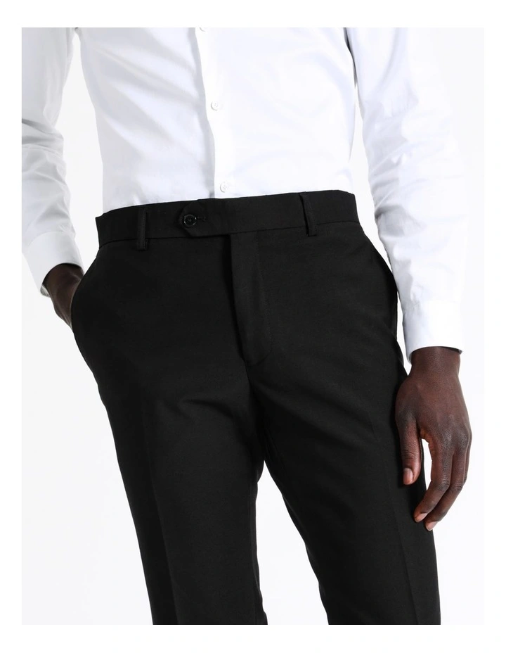 Blaq Tailored Twill Suit Pant In Black 6 Blaq Tailored Twill Suit Pant In Black - Image 4