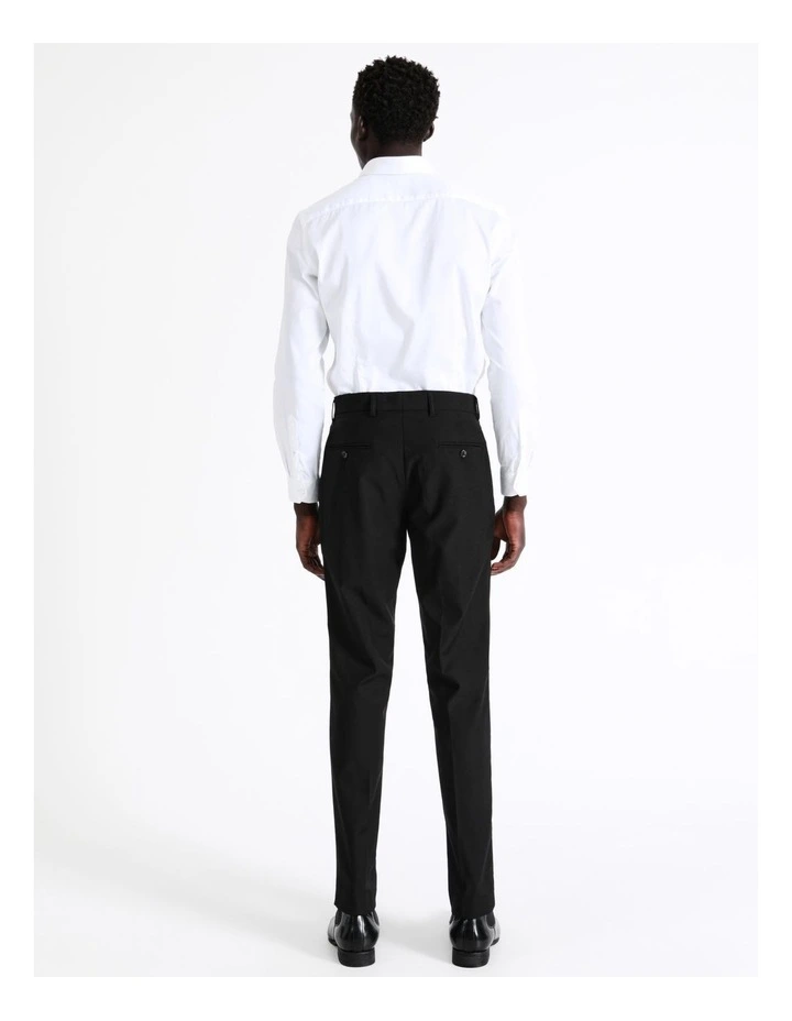 Blaq Tailored Twill Suit Pant In Black 7 Blaq Tailored Twill Suit Pant In Black - Image 5