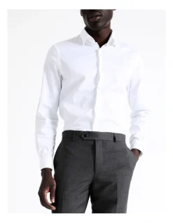 Blaq Tailored Birdseye Suit Pant In Charcoal 9 Blaq Tailored Birdseye Suit Pant In Charcoal -Cambridge Clothing shop 942327370 3 720x928