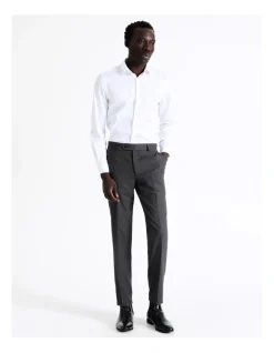 Blaq Tailored Birdseye Suit Pant In Charcoal 10 Blaq Tailored Birdseye Suit Pant In Charcoal -Cambridge Clothing shop 942327370 4 1 720x928