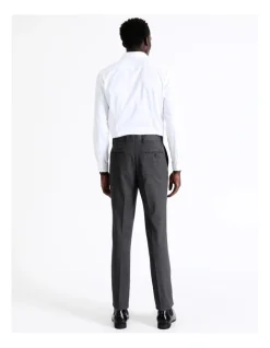 Blaq Tailored Birdseye Suit Pant In Charcoal 11 Blaq Tailored Birdseye Suit Pant In Charcoal -Cambridge Clothing shop 942327370 5 1 720x928