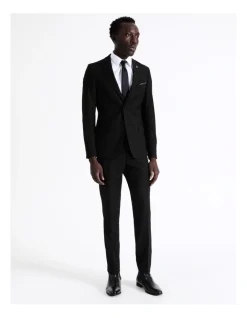 Blaq Slim Twill Suit Jacket In Black 9 Blaq Slim Twill Suit Jacket In Black -Cambridge Clothing shop 942327820 3 1 720x928