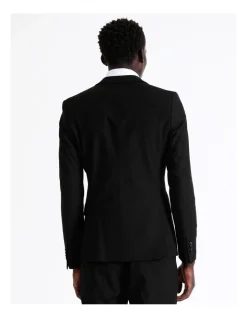 Blaq Slim Twill Suit Jacket In Black 11 Blaq Slim Twill Suit Jacket In Black -Cambridge Clothing shop 942327820 5 1 720x928