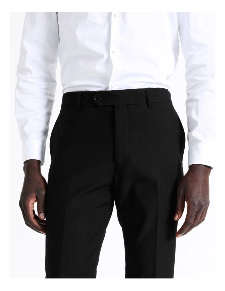 Blaq Slim Twill Suit Pant In Black 4 Blaq Slim Twill Suit Pant In Black - Image 2