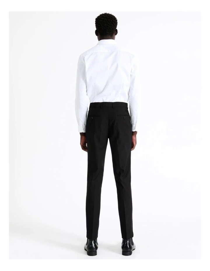 Blaq Slim Twill Suit Pant In Black 7 Blaq Slim Twill Suit Pant In Black - Image 5