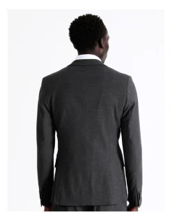Blaq Slim Birdseye Suit Jacket In Charcoal 11 Blaq Slim Birdseye Suit Jacket In Charcoal -Cambridge Clothing shop 942328000 5 1 720x928