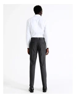 Blaq Slim Birdseye Suit Pant In Charcoal 11 Blaq Slim Birdseye Suit Pant In Charcoal -Cambridge Clothing shop 942328090 5 1 720x928