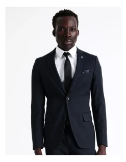 Blaq Slim Birdseye Suit Jacket In Navy 10 Blaq Slim Birdseye Suit Jacket In Navy -Cambridge Clothing shop 942328180 3 1 720x928