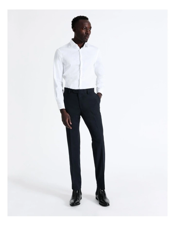 Blaq Slim Birdseye Suit Pant In Navy 5 Blaq Slim Birdseye Suit Pant In Navy - Image 3