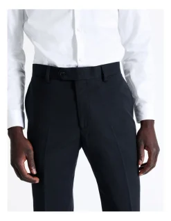 Blaq Slim Birdseye Suit Pant In Navy 9 Blaq Slim Birdseye Suit Pant In Navy -Cambridge Clothing shop 942328270 4 720x928