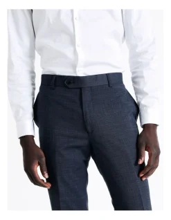 Blaq Slim Sharkskin Suit Pant In Blue 9 Blaq Slim Sharkskin Suit Pant In Blue -Cambridge Clothing shop 942328450 3 1 720x928
