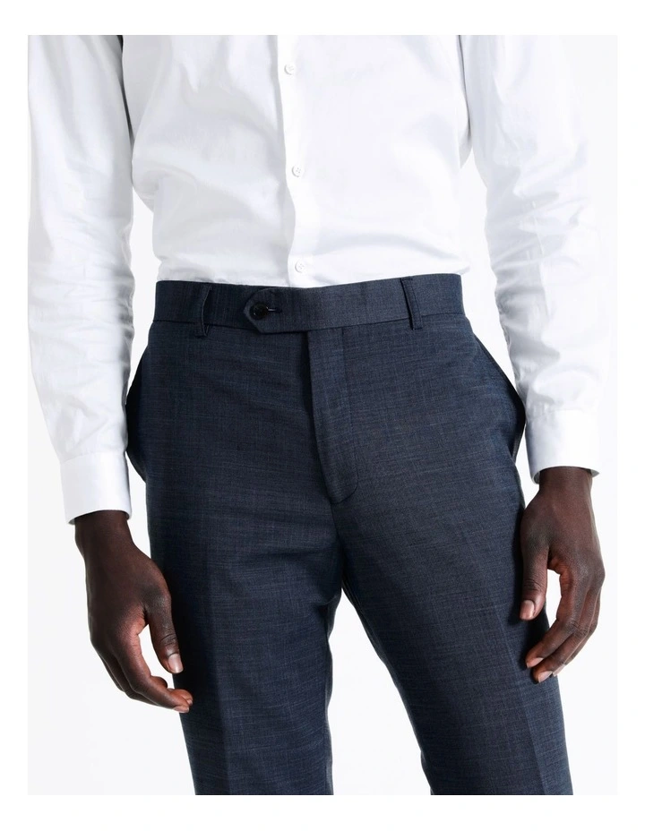 Blaq Slim Sharkskin Suit Pant In Blue 5 Blaq Slim Sharkskin Suit Pant In Blue - Image 3