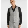 Yd. Monza Check Waistcoat In Grey 2 Yd. Monza Check Waistcoat In Grey -Cambridge Clothing shop 942748120 1 720x928
