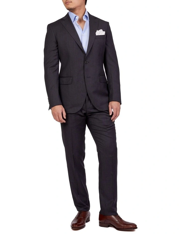 Henry Sartorial Suit Charcoal REG 3 Henry Sartorial Suit Charcoal REG
