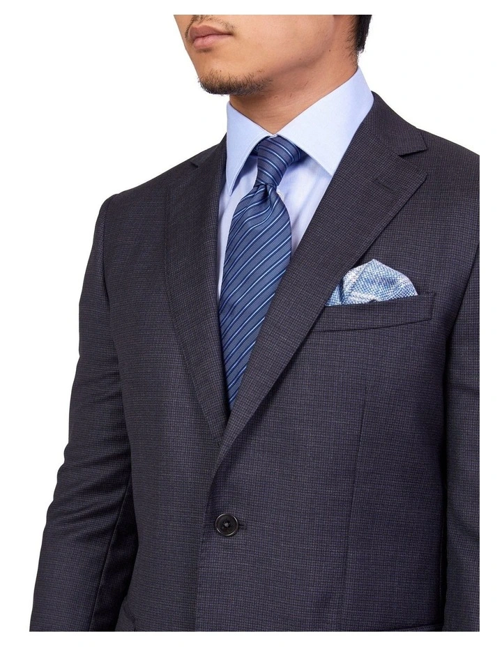 Henry Sartorial Rochdale Suit Charcoal/Cobalt REG 6 Henry Sartorial Rochdale Suit Charcoal/Cobalt REG - Image 4