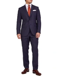 Henry Sartorial Eastwood Suit Navy/Rust REG
