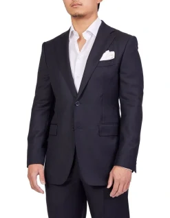 Henry Sartorial Full Canvas Plain Suit NAVY REG 11 Henry Sartorial Full Canvas Plain Suit NAVY REG -Cambridge Clothing shop 943966720 3 720x928
