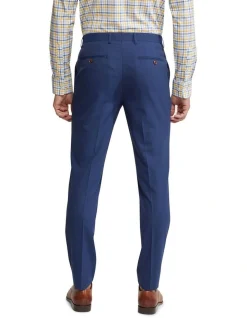 Oxford Byron Wool Stretch Suit Trousers In Blue -Cambridge Clothing shop 948172420 3 1 720x928
