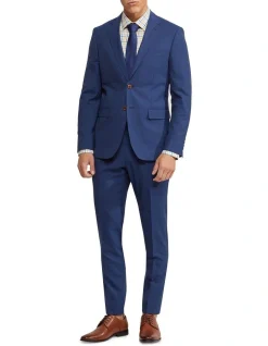 Oxford Byron Wool Stretch Suit Trousers In Blue -Cambridge Clothing shop 948172420 5 1 720x928