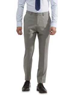 Oxford Hopkins Wool Stretch Suit Trousers In Grey