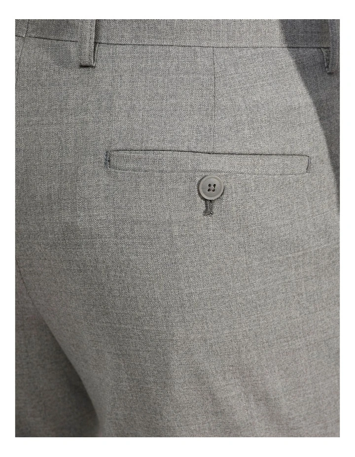 Oxford Hopkins Wool Stretch Suit Trousers In Grey 8 Oxford Hopkins Wool Stretch Suit Trousers In Grey - Image 6