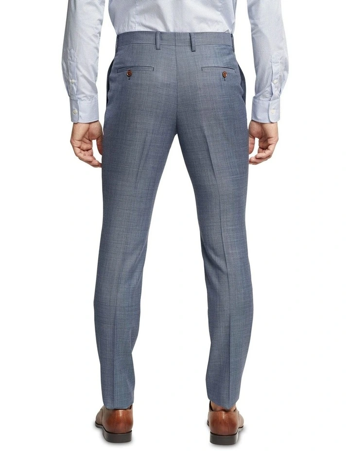Oxford Hopkins Wool Suit Trousers In Blue 5 Oxford Hopkins Wool Suit Trousers In Blue - Image 3