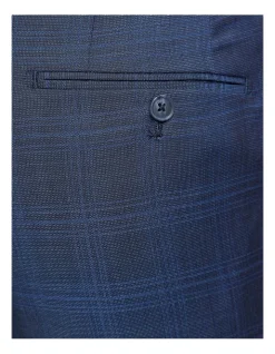 Oxford Byron Wool Checked Suit Trousers In Blue 13 Oxford Byron Wool Checked Suit Trousers In Blue -Cambridge Clothing shop 948173590 6 720x928