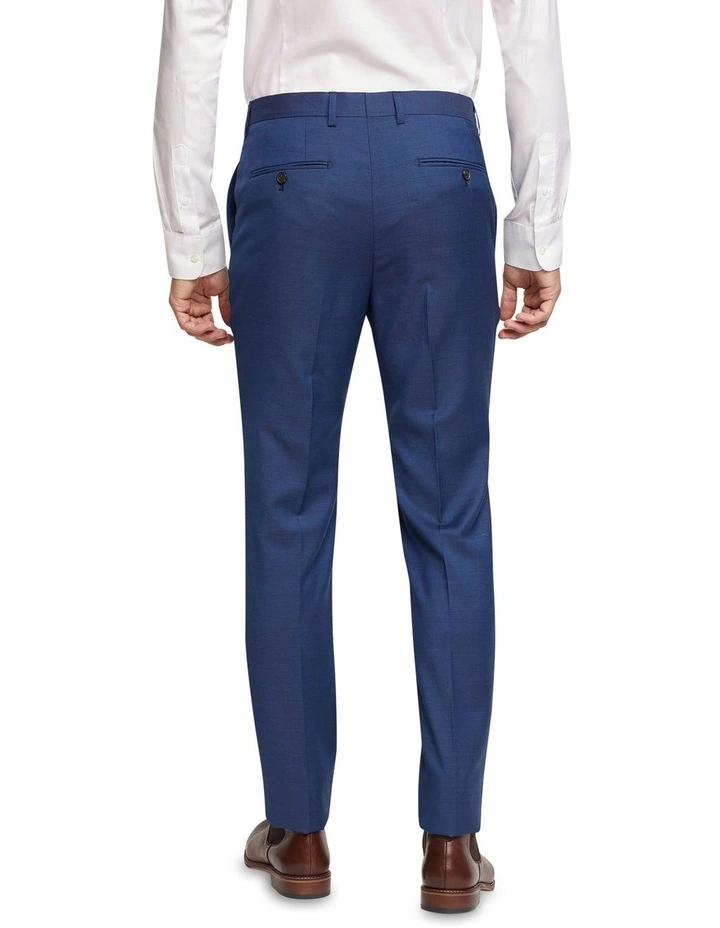 Oxford Byron Wool Suit Trousers In Blue 5 Oxford Byron Wool Suit Trousers In Blue - Image 3