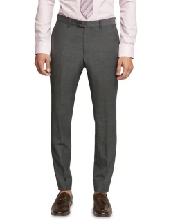 Oxford Hopkins Wool Suit Trousers In Grey