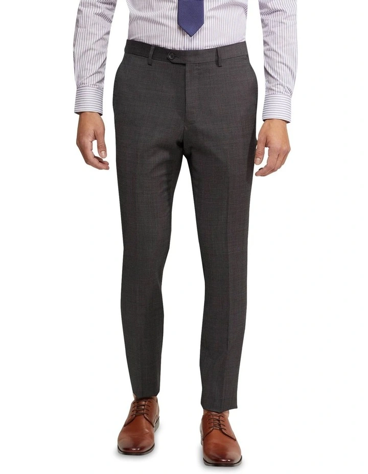 Oxford Auden Wool Suit Trousers In Dark Grey 3 Oxford Auden Wool Suit Trousers In Dark Grey