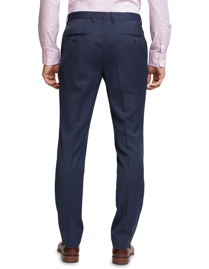 Oxford Auden Wool Stretch Suit Trousers In Gunmetal 4 Oxford Auden Wool Stretch Suit Trousers In Gunmetal - Image 2