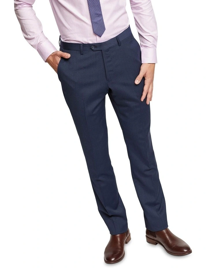 Oxford Auden Wool Stretch Suit Trousers In Gunmetal 6 Oxford Auden Wool Stretch Suit Trousers In Gunmetal - Image 4