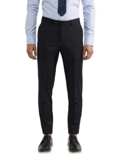 Oxford Byron Wool Suit Trousers In Navy